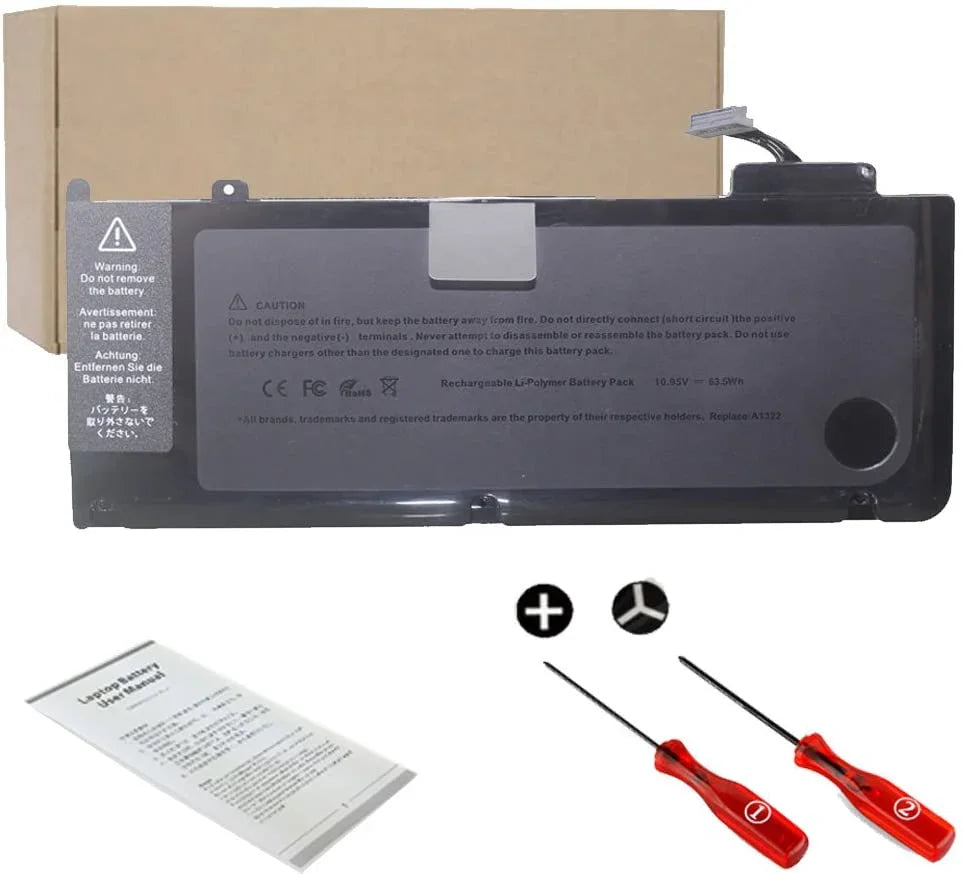 A1278 Apple MacBook Pro 13 inch mid 2009 2010 2012 and Late 2011 Early 2011 Year Replacement A1322 Battery 13" A1278,Fit MB990LL/A [10.95V 63.5Wh - eBuy UAE
